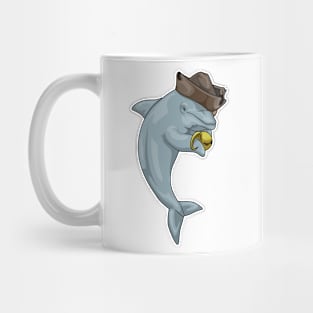 Dolphin Pirate Hook hand Mug